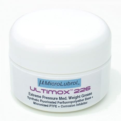 Ultimox 226 Perfluoropolyether PFPE PTFE Grease Auto O2 205 206 226, 60g Jar
