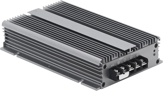 12V 20A DC to DC On-Board Battery Charger 12V to 14.5V Converter for Flooded, Gel, AGM, and Lithium, Smart Charging in RVs, Commercial Vehicles, Boats, Yachts with Acc Ignition Control