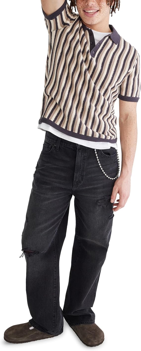 AEROPOSTALE Men's Short Sleeve Henley T-Shirt