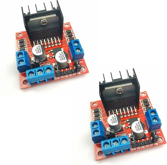 FainWan 2Packs L298N Motor Drive Controller Board Module Dual H Bridge DC Stepper for Ar-duino