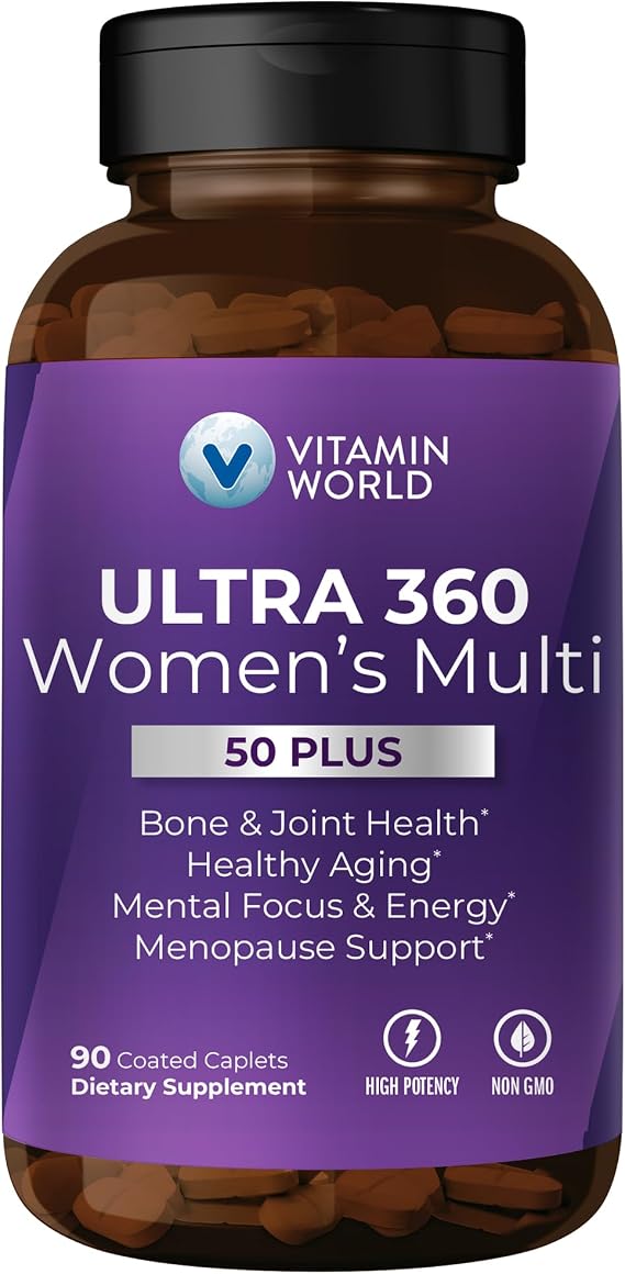 Vitamin World Ultra 360 Multivitamin for Women 50 Plus, Menopause Support