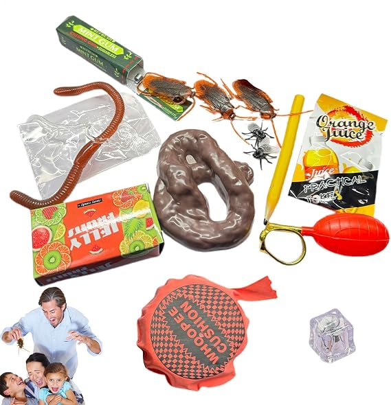 Prank Kit - Ultimate Trickster Kit, Must-Have Prank Tools for Fun and mischieff | Funny Prank Set, Perfect for Gags, Parties, and Surprising Your Friends with Laughter