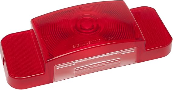 Optronics AST61BP Tail Light Lens for Driver Side, Red