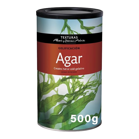 TEXTURAS | Agar | Hot or Cold Gelatines | Gelification | by Albert y Ferran Adria | 500 gr (17.6 oz)