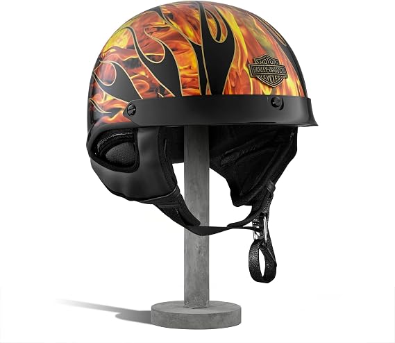 Harley-Davidson Fire Breather Ultra-Light J02 1/2 Half Helmet - 98173-18VX
