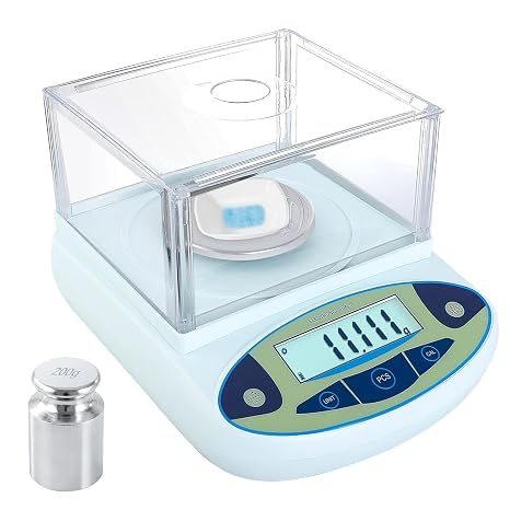 High Precision Digital Analytical Balance, 500g 0.001g Accuracy Lab Scale for Scientific Research, Jewelry and Kitchen Use