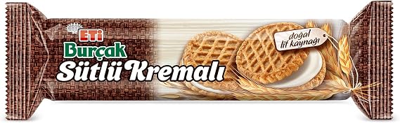 Eti Burçak Sütlü Kremalı Yulaflı Bisküvi 100 g