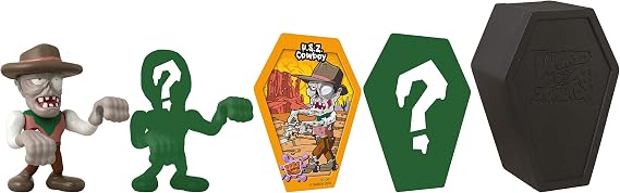 Bandai Namco - World of Zombies 2-Pack 2.5 Inch Figure - U.S.Z. Cowboy and Secret Figure