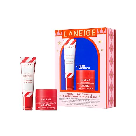 Laneige Skincare & Lip Care Holiday Gift Sets Lip Mask, Water Bank, Lip Glowy Balm Beauty Essentials for Gifting & Self-Care