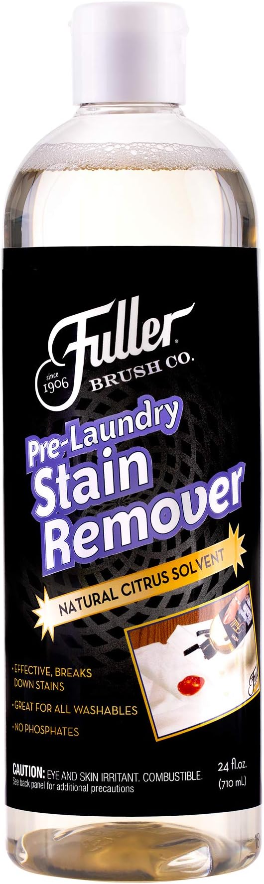 Fuller Brush Pre-Laundry Stain Remover - Color Safe Pre Wash Fabric Treatment for Quick & Easy Dirt Spot Removal - Cleans Rust, Grease, Ink, Coffee & Oil On Clothes & Sheets (Pack of 1)