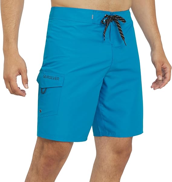 Quiksilver Men's Swimwear Regular Fit Fixed Waist UPF 50 Quick Dry 20 Inch Board Shorts