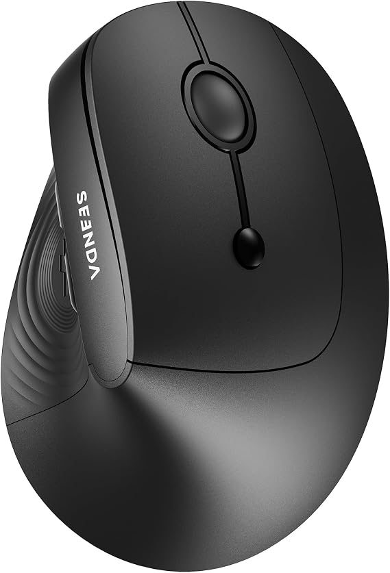 Seenda MOU200 Bluetooth Vertical Ergonomic Mouse for Small Hands Black