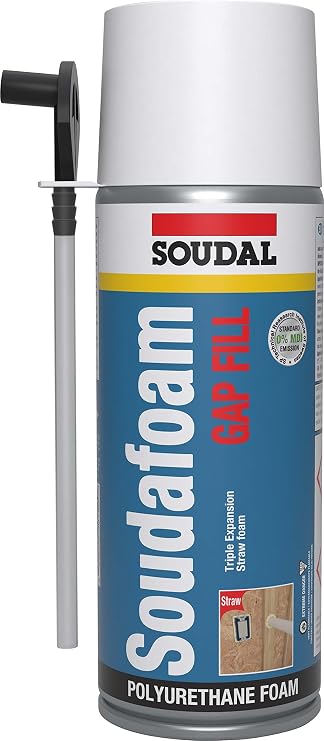 Soudal 463800 Soudafoam Gap Fill High Expansion, Straw Foam, Champagne