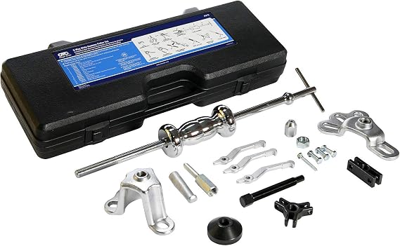 OTC 4579 9-Way Slide Hammer Puller Set w/5 lb. Hammer, Multiple Attachments | Suitable for a Wide Variety of Pulling Jobs; Includes Sturdy Blow-Molded Carrying Case