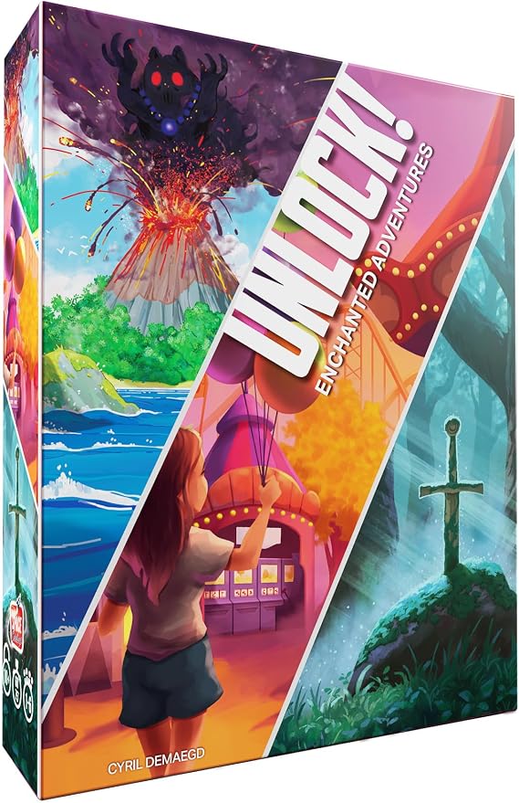 Asmodee | Unlock! 14: Enchanted Adventures | Cooperative Escape Room Game