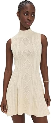 STAUD Womens Charade Sweater Dress