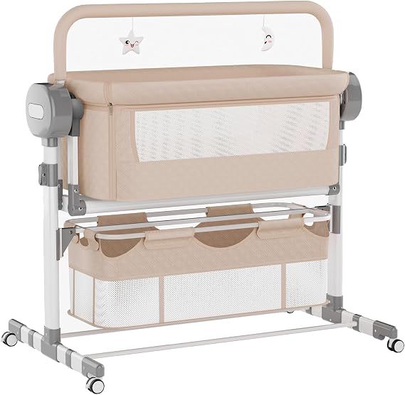Next to me Crib Baby Bassinet Self Rocking BT Music