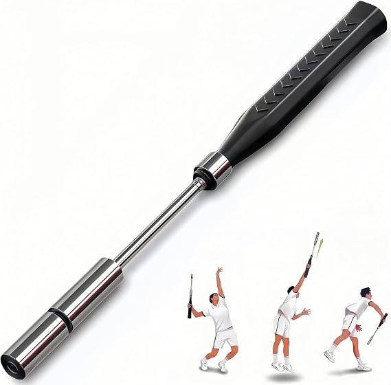 Tennis Swing Trainer Stick - Weighted Audible Practice Stick