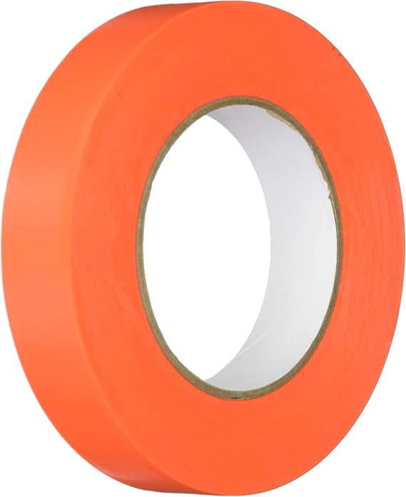 GameCraft Floor Marking Tape, Orange, 1-inch x 60-yard