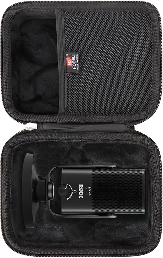 FBLFOBELI Hard Case for RODE NT-USB Mini/for RODE X XCM-50 Versatile Studio-quality Condenser USB Microphone