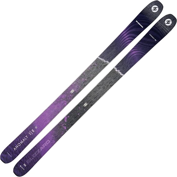 Blizzard Anomaly 102 Men's All-Mountain Skis | All-Mountain, Titanal Reinforcement, Hybrid Camber, Sintered Base, Advanced
