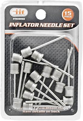 Tools & Outdoor Gear IIT 90890 Inflator Needle Set, 15-Piece, Model: 90890 Supplies