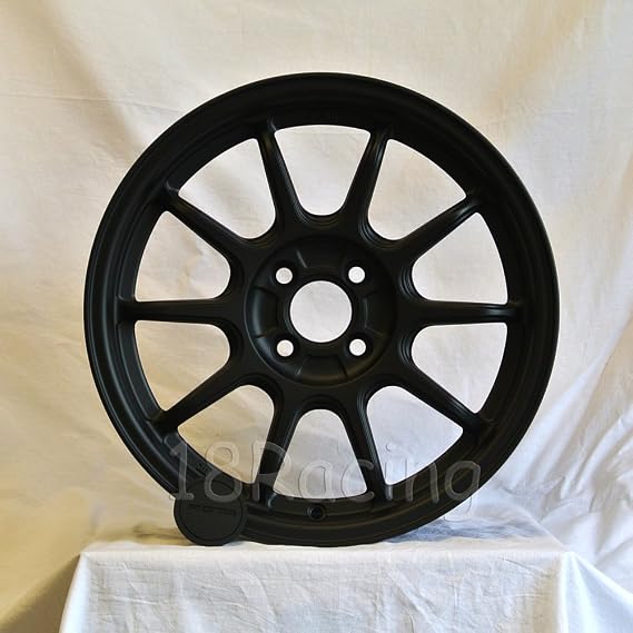 4 PCS ROTA WHEEL F500 WHEELS 16x7 PCD:4x100 OFFSET:40 HB:67.1 SATIN BLACK ONLY 12.7 LBS