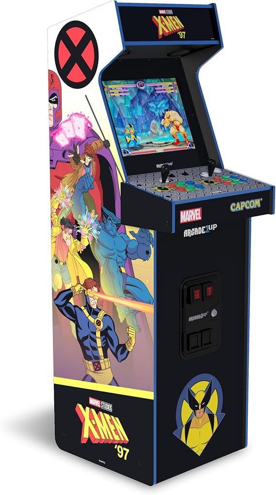Arcade1Up X-Men '97 Deluxe Arcade Machine Dark Blue and White