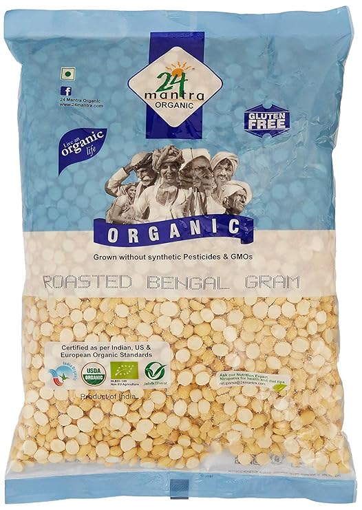 24 Mantra Organic Roasted Bengalgram Dal
