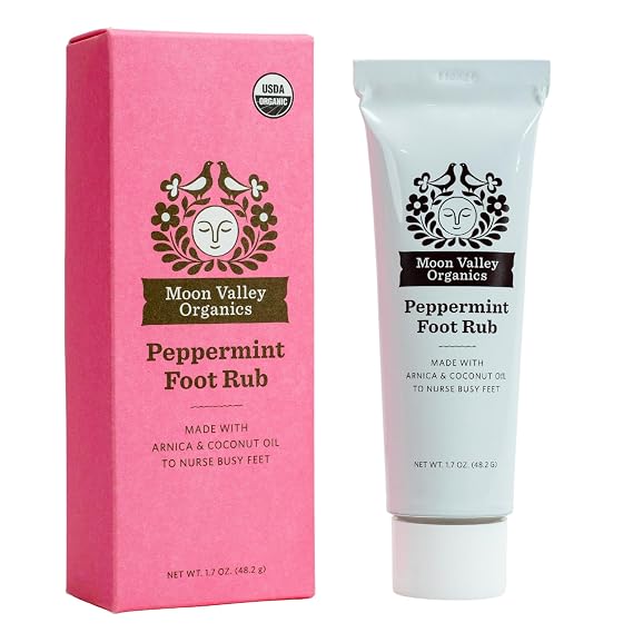 Moon Valley Organics Peppermint Foot Balm with Lavender & Arnica