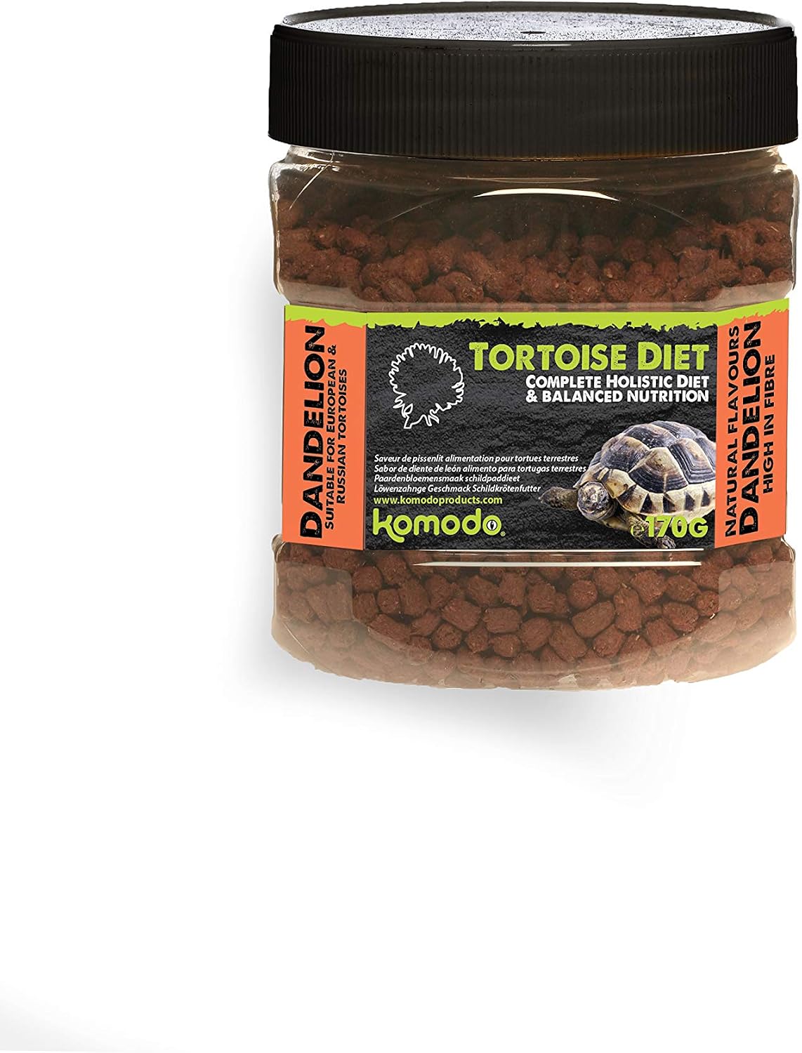 Komodo Complete Holistic Tortoise Diet, Dandelion, tube,170 g