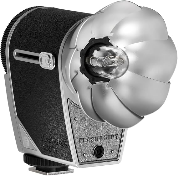Flashpoint FlashBack Lux Cadet Retro Camera Flash (Black), Godox Lux Cadet