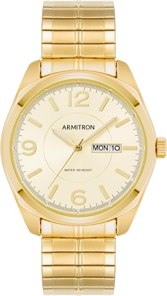 Armitron Men's Day-Date Function Expansion Band Watch, 20-4591