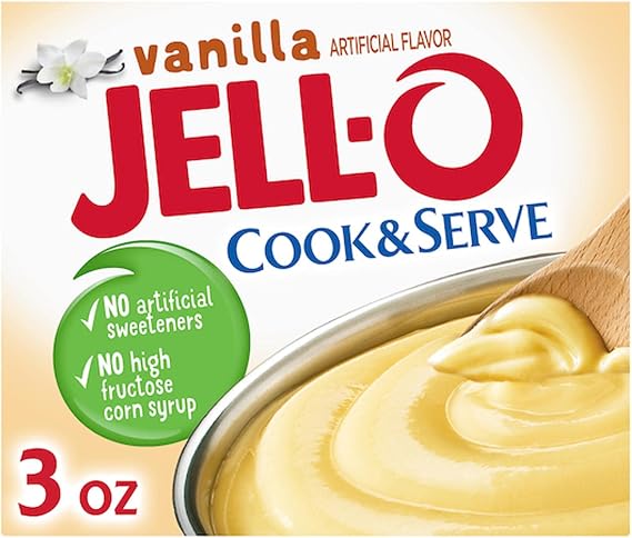 Jell-O Vanilla Cook & Serve Pudding & Pie Filling 85g