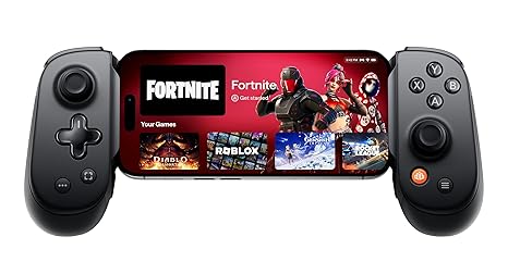 BACKBONE Pro Mobile Gaming Controller for iPhone 15/16 Series+ and Android USB-C & Bluetooth Play Anywhere on Any Screen Premium Quality & Pro-Level Comfort Android & iPhone Game Controller