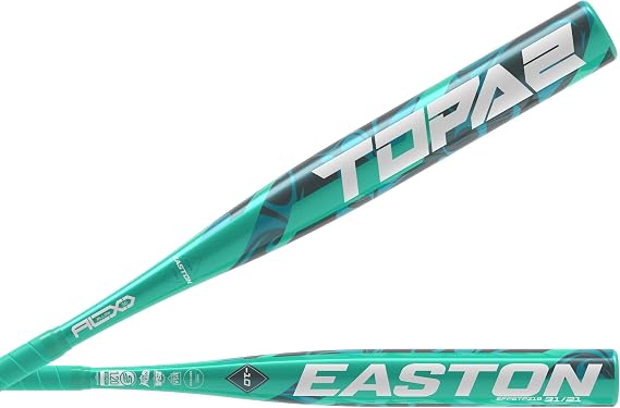 Easton Topaz Fastpitch Softball Bat | -10 Drop | 1 Piece Alloy | All Field Approved