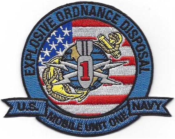 EOD Explosive Ordnance Disposal Mobile Unit One Collectible Novelty Patch