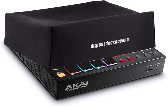 Akai Professional MPC One/MPC One + Dust Cover Protector [Water Resistant, Antistatic, Black Premium Fabric] by DigitalDeckCovers