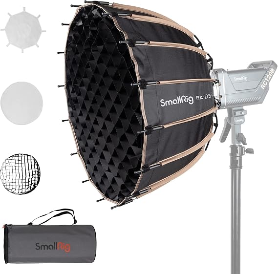 SmallRig 21.6in Quick Release Parabolic Softbox Photography Lighting Kit