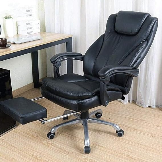 Task Chairs Ergonomic Office Chair Tiltable 150 Office Chairs with Armrest and Foot Pedal Reclining Chair Adjustable Office Chair Ergonomic