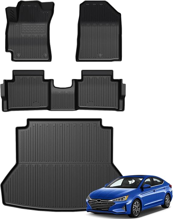 Floor Mats for 2017-2020 Hyundai Elantra Sedan Accessories