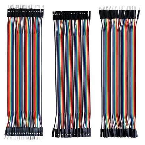 120pcs Multicolored Dupont Wire Jumper Ribbon Cable