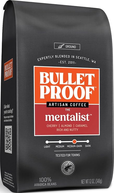 Bulletproof Mentalist Ground Coffee, 12 OZ