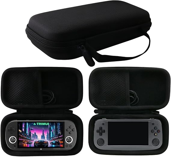 Hard Carrying Case for Trimui Smart Pro/RG503 Handheld Game Storage Suitcase