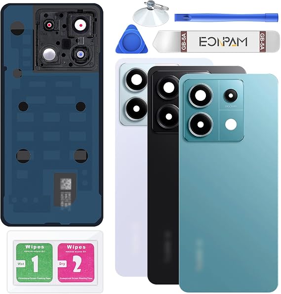Back Cover Glass for Xiaomi Redmi Note 13 Pro 5G Blue