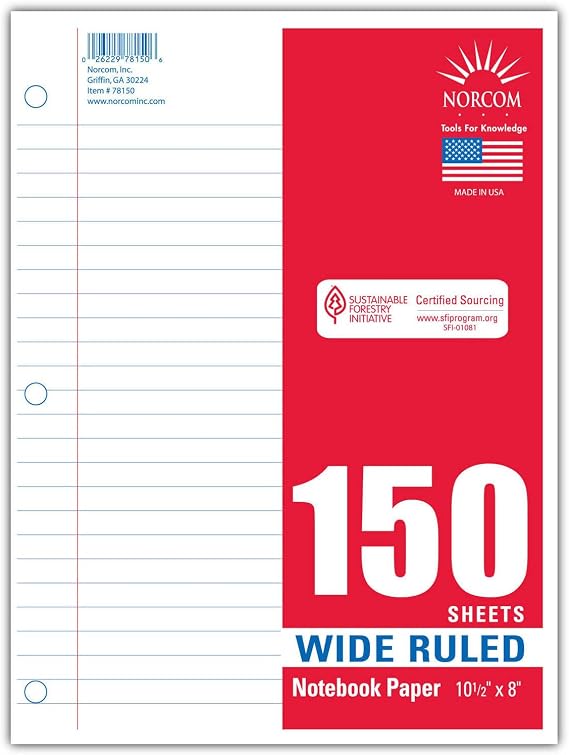 Notebook Paper (3 pack)