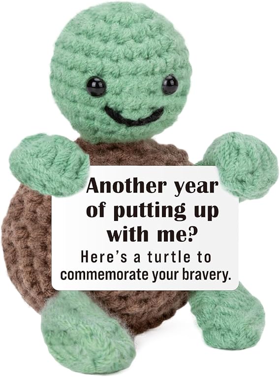 Thank You Turtle Gift for Boyfriend Girlfriend Husband Wife Him Her
