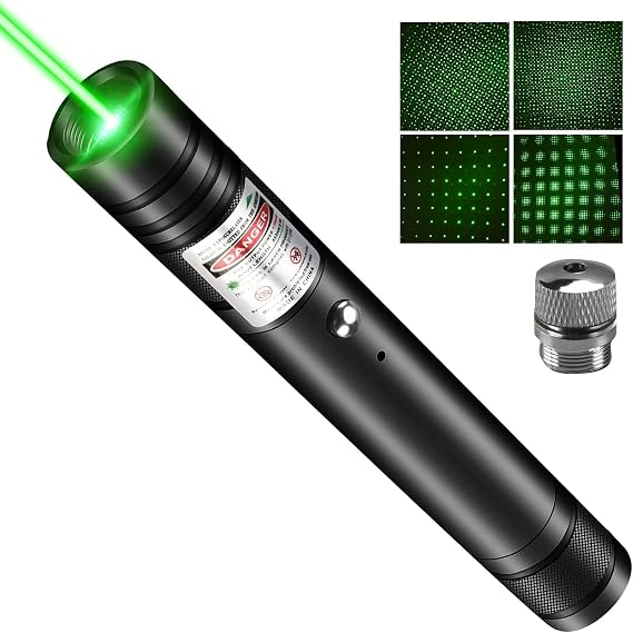 LUEIIN Green Laser Pointer for Presentations | Bright Green Beam for Presentations, Teaching and Meetings. Lightweight and Easy to Carry.