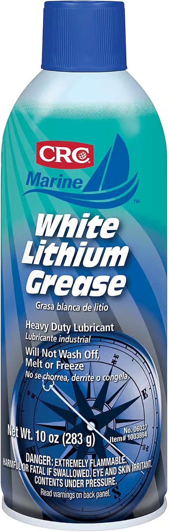 CRC Marine White Lithium Grease, 10 oz (284 gms)