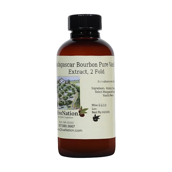 Madagascar Bourbon Pure Vanilla Extract, 2 Fold 4 fl oz
